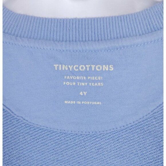 TINYCOTTONS Kids Santorini Birds Sweatshirt Size 4Y Blue - Picture 9 of 16